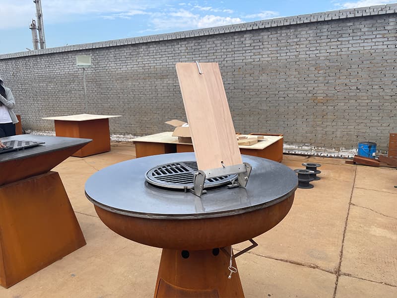 Corten Steel Barbecue Grill For Outdoor South Africa